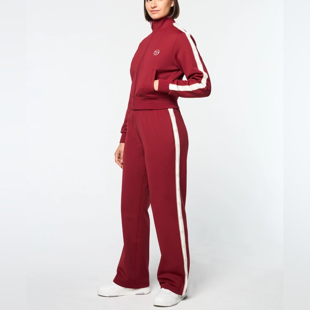 SERGIO TACCHINI Tracksuit Medium Zip Up Large Pants - Sun-dried Tomato Red